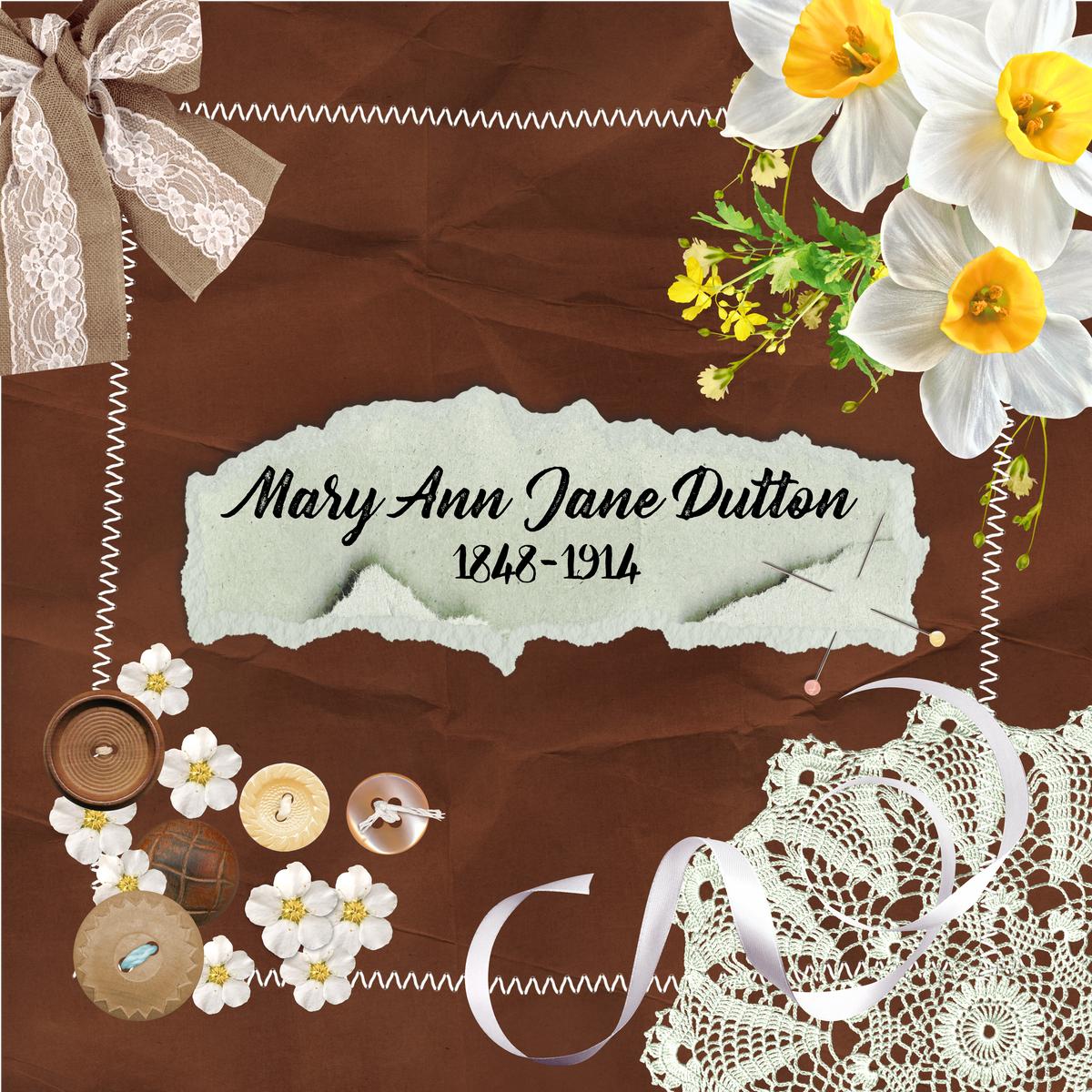 #17 Mary Ann Jane Dutton, 1848-1914