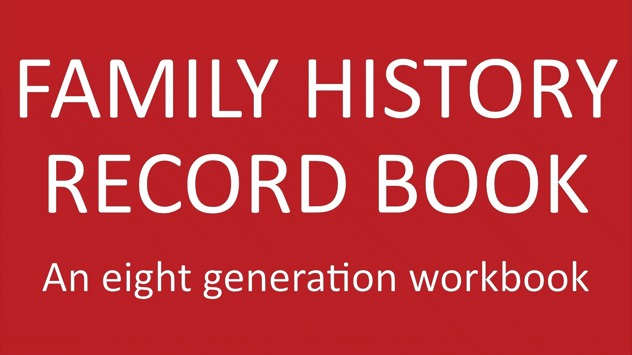 Family History Record Book